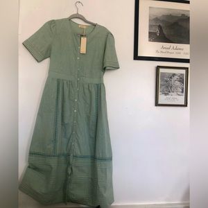 Roolee Size Small - Linen Blend Summer Spring Cottage Dress (worn once)